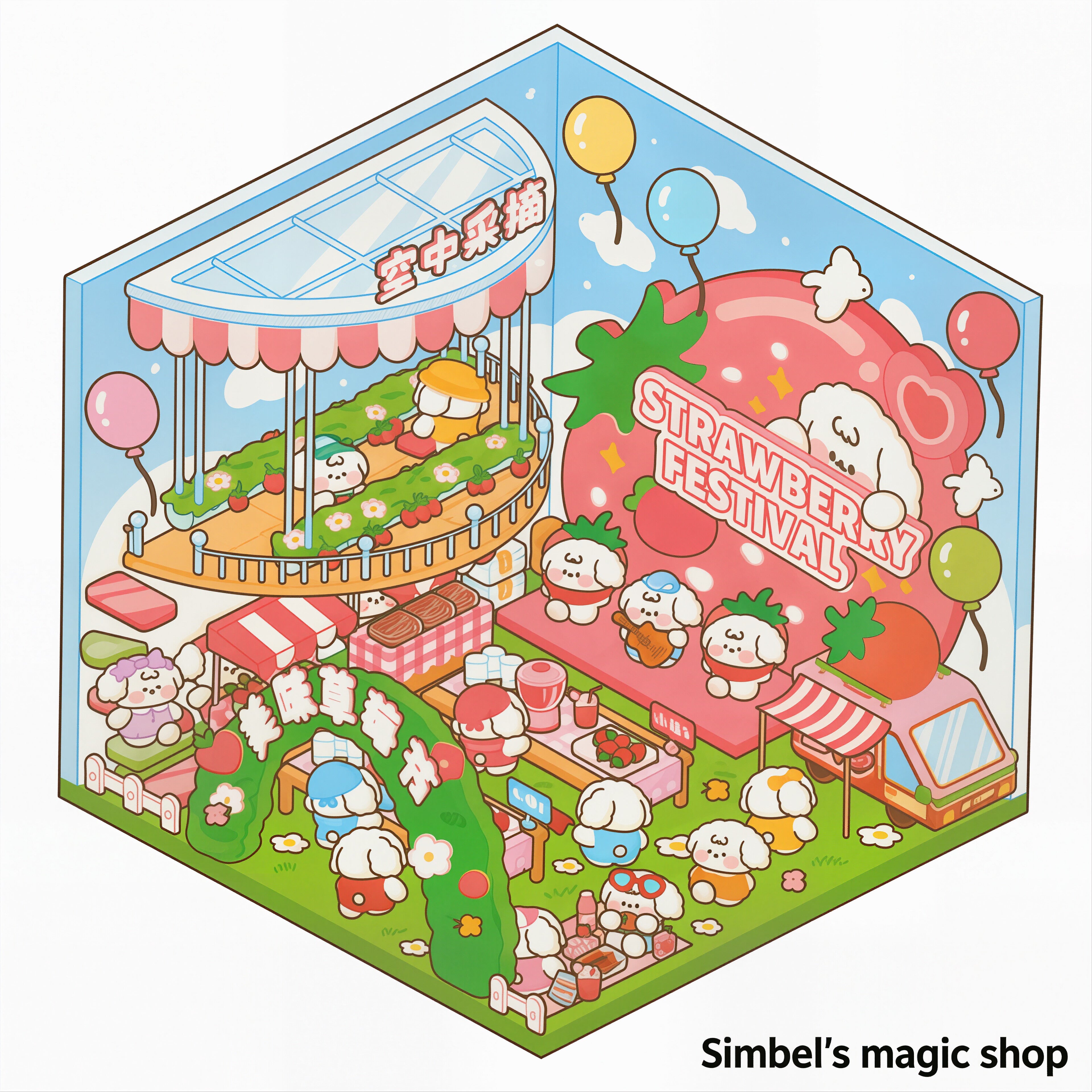 3D scene sticker（small size）