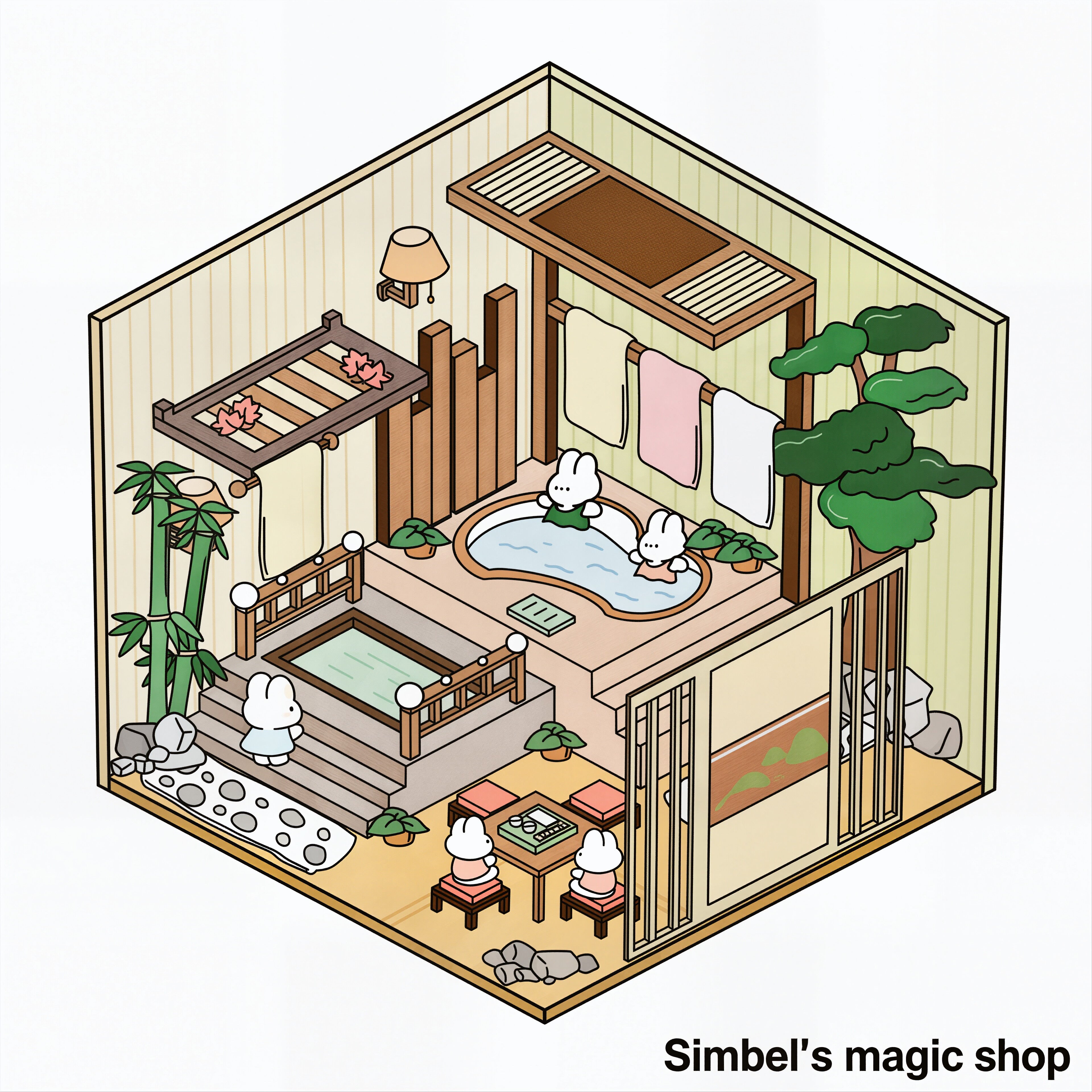 3D scene sticker（small size）